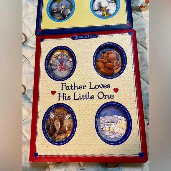 2 Baby Board Books Mother Loves Her Little One Father 2006 Gingham Dog 9x7.5 - Picture 2 of 16